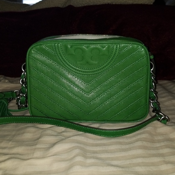 tory burch distressed camera bag